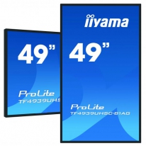 iiyama ProLite TF4939UHSC-B1AG touch screen-monitor 124,5 cm (49\") 3840 x 2160 Pixels Multi-touch Multi-gebruiker Zwart