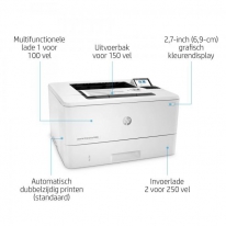HP LaserJet Enterprise M406dn, Print, Compact formaat; Optimale beveiliging; Dubbelzijdig printen; Energiezuinig; Printen via US