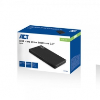 ACT AC1200 behuizing voor opslagstations HDD-/SSD-behuizing Zwart 2.5\"