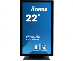 iiyama ProLite T2234AS-B1 touch screen-monitor 54,6 cm (21.5\") 1920 x 1080 Pixels Multi-touch Multi-gebruiker Zwart