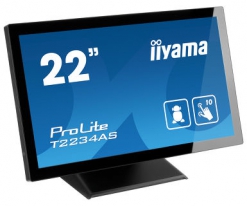 iiyama ProLite T2234AS-B1 touch screen-monitor 54,6 cm (21.5\") 1920 x 1080 Pixels Multi-touch Multi-gebruiker Zwart