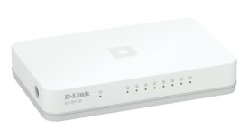 D-Link GO-SW-8G/E netwerk-switch Unmanaged Gigabit Ethernet (10/100/1000) Wit