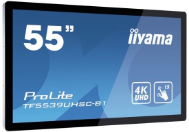 iiyama ProLite TF5539UHSC-B1AG touch screen-monitor 139,7 cm (55\") 3840 x 2160 Pixels Multi-touch Multi-gebruiker Zwart