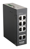 D-Link DIS-100E-8W netwerk-switch Unmanaged L2 Fast Ethernet (10/100) Zwart