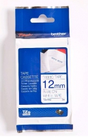 Brother TZe-FA3 labelprinter-tape Blauw op wit