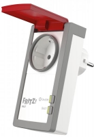 FRITZ!DECT DECT 210 smart plug 3450 W Grijs, Rood, Wit