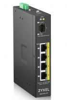 Zyxel RGS100-5P Unmanaged L2 Gigabit Ethernet (10/100/1000) Power over Ethernet (PoE) Zwart