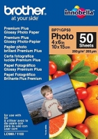Brother BP71GP50 Premium Glossy Photo Paper pak fotopapier Wit