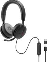 DELL WH5024 Headset Bedraad Hoofdband Oproepen/muziek USB Type-C Zwart