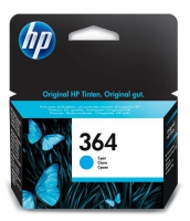 HP 364 Cyan Ink Cartridge inktcartridge 1 stuk(s) Origineel Cyaan