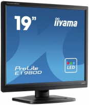 iiyama ProLite E1980D-B1 LED display 48,3 cm (19\") 1280 x 1024 Pixels XGA Zwart