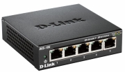 D-Link DGS-105 Unmanaged L2 Gigabit Ethernet (10/100/1000) Zwart