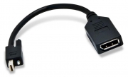 Matrox CAB-MDP-DPF DisplayPort kabel 0,2 m Mini DisplayPort Zwart
