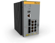Allied Telesis AT-IE340-12GP-80 Managed L3 Gigabit Ethernet (10/100/1000) Power over Ethernet (PoE) Grijs
