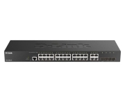 D-Link DGS-2000-28 netwerk-switch Managed L2/L3 Gigabit Ethernet (10/100/1000) 1U Zwart