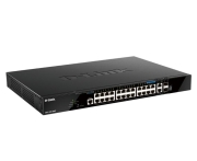D-Link DGS-1520-28MP/E netwerk-switch Managed L3 Gigabit Ethernet (10/100/1000) Power over Ethernet (PoE) 1U Zwart