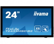 iiyama ProLite T2435MSC-B2 touch screen-monitor 59,9 cm (23.6\") 1920 x 1080 Pixels Multi-touch Zwart