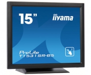 iiyama ProLite T1531SR-B5 touch screen-monitor 38,1 cm (15\") 1024 x 768 Pixels Zwart