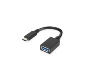 Lenovo LenovoUSB-CtoUSB-AAdapter USB-kabel 0,14 m USB 3.2 Gen 1 (3.1 Gen 1) USB C USB A Zwart