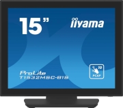 iiyama ProLite T1532MSC-B1S computer monitor 38,1 cm (15\") 1024 x 768 Pixels XGA LCD Touchscreen Zwart