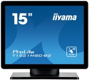 iiyama ProLite T1521MSC-B2 computer monitor 38,1 cm (15\") 1024 x 768 Pixels XGA LED Touchscreen Tafelblad Zwart