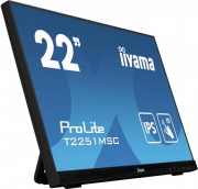 iiyama ProLite T2251MSC-B1 touch screen-monitor 54,6 cm (21.5\") 1920 x 1080 Pixels Multi-touch Multi-gebruiker Zwart