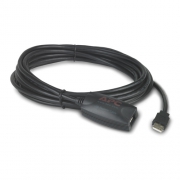 APC NetBotz USB Latching Repeater Cable, LSZH - 5m USB-kabel 5,00 m USB A Zwart