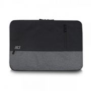 ACT AC8545 notebooktas 39,6 cm (15.6\") Opbergmap/sleeve Zwart, Grijs