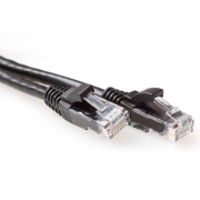 ACT CAT6A UTP (IB 2905) 5m netwerkkabel Zwart