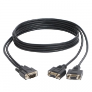 Tripp Lite P516-006-HR VGA kabel 1,83 m VGA (D-Sub) 2 x VGA (D-Sub) Zwart