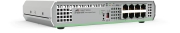 Allied Telesis AT-GS910/8E-30 netwerk-switch Unmanaged Gigabit Ethernet (10/100/1000) 1U Grijs