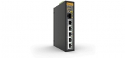 Allied Telesis IS130-6GP Unmanaged L2 Gigabit Ethernet (10/100/1000) Power over Ethernet (PoE) Zwart