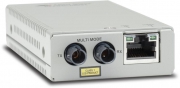 Allied Telesis AT-MMC200/ST-60 netwerk media converter 100 Mbit/s 1310 nm Multimode Zilver