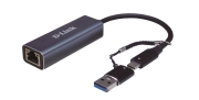 D-Link USB-C/USB naar 2,5G Ethernet-adapter DUB-2315