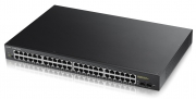 Zyxel GS1900-48HP Managed L2 Gigabit Ethernet (10/100/1000) Power over Ethernet (PoE) Zwart