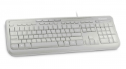Microsoft Wired Keyboard 600 toetsenbord USB Alfanumeriek Engels Wit