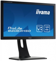 iiyama ProLite B2083HSD-B1 LED display 49,5 cm (19.5\") 1600 x 900 Pixels HD+ Zwart