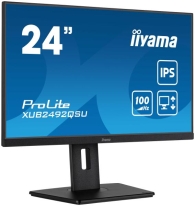 iiyama ProLite XUB2492QSU-B1 computer monitor 60,5 cm (23.8\") 2560 x 1440 Pixels Wide Quad HD LED Zwart