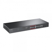 TP-Link TL-SL1218MP netwerk-switch Gigabit Ethernet (10/100/1000) Power over Ethernet (PoE) Zwart