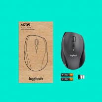 Logitech Marathon Mouse M705 muis Rechtshandig RF Draadloos Optisch 1000 DPI