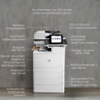 HP Color LaserJet Enterprise Flow MFP M776z, Printen, kopiëren, scannen en faxen, Afdrukken via USB-poort aan de voorzijde