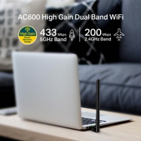 TP-Link AC600 High Gain Wireless Dual Band USB Adapter Intern WLAN 600 Mbit/s