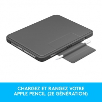 Logitech Slim Folio Pro for iPad Pro 11-inch (1st, 2nd & 3rd generation) Grafiet Bluetooth AZERTY Frans