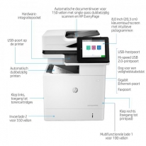 HP LaserJet Enterprise MFP M635h, Printen, kopiëren, scannen en optioneel faxen, Scannen naar e-mail; Dubbelzijdig printen; Auto