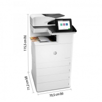 HP Color LaserJet Enterprise MFP M776dn, Printen, kopiëren, scannen en optioneel faxen, Printen via usb-poort aan voorzijde; Sca