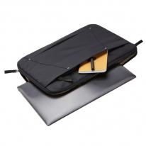 Case Logic Deco DECOS-114 Black notebooktas 35,8 cm (14.1\") Opbergmap/sleeve Zwart