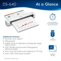 Brother DS-640 scanner Handmatige scanner 1200 x 1200 DPI A4 Zwart, Wit