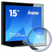 iiyama ProLite T1532MSC-B5AG touch screen-monitor 38,1 cm (15\") 1024 x 768 Pixels Zwart