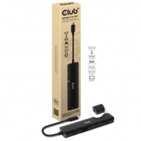 CLUB3D USB type C 7in1 Hub HDMI 4K60Hz SD TF Card slot 2x USB Type A USB Type C oplaad mogelijkheid tot max.100W (ook geschikt v