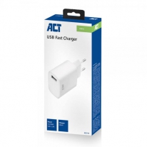 ACT AC2110 oplader voor mobiele apparatuur Wit Binnen